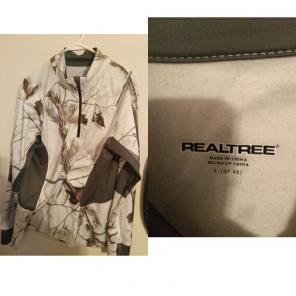 Realtree long sleeve pull over camo
