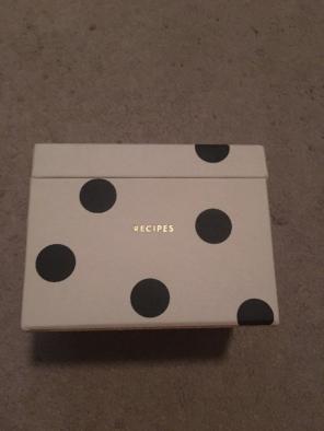 Kate Spade Recipe Box