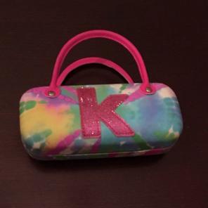 TIE-DYE JUSTICE EYEGLASS CASE