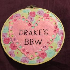 Embroidered Floral Hoop