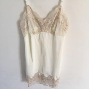 Vintage White Slip Size Small