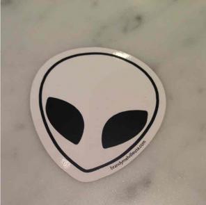 SUPER RARE Brandy Melville Sticker Alien