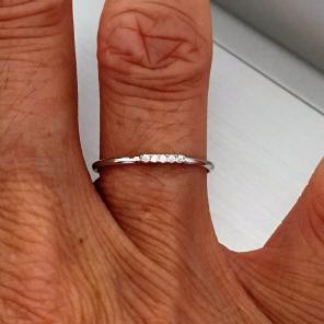 Sterling Silver Tiny CZ Ring