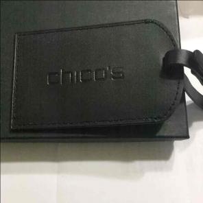 Chico's luggage name tag new in box
