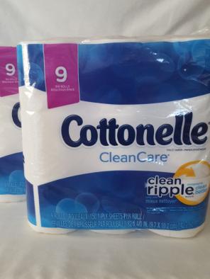 2 - Cottonelle Toilet Paper 9 Big Rolls