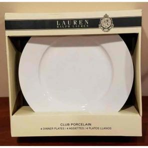 Ralph Lauren Dinner Porcelain Plates New
