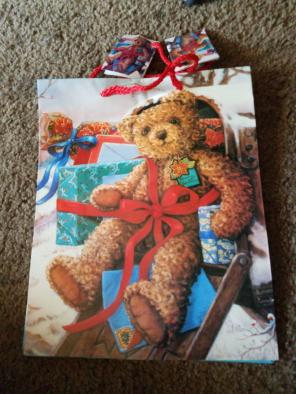 Set of 4 Christmas gift bags