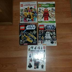 Bundle of 5 LEGO Sticker Books