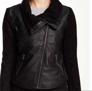 NEW! Vintage Havana Moto Jacket