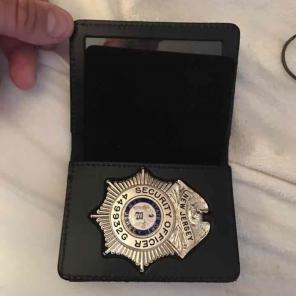 Security badge NJ SEAL/WALLET $50