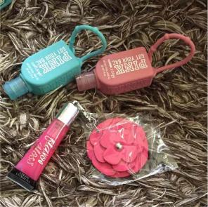 VS lipstick and Hand sanitizers