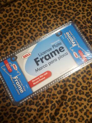 Diamond License Plate Frame