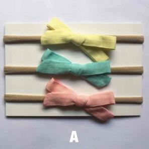 Cute Baby Headbands Soft Bow 3 Pack NEW