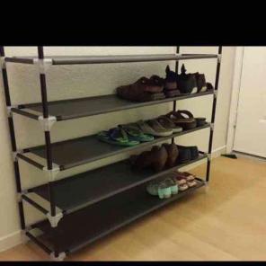 5 tier shoe rack shelf organizer