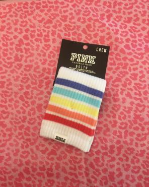 PINK Crew Socks