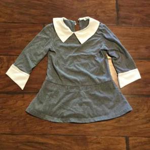 Cute toddler collar tunic