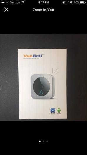 VueBell Internet Video Doorbell