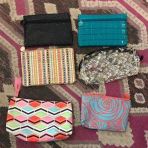 Set Of 6 Makeup Bags