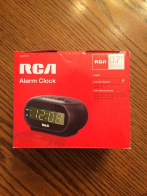 New RCA Alarm Clock
