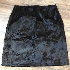 Catherine Stewart Faux Fur Skirt NWT
