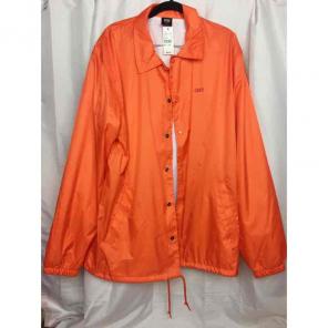 NWT men's obey orange windbreaker