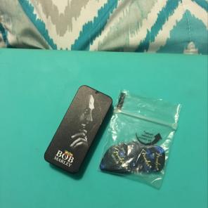 Bob Marley 12 blue/black Guitar Picks