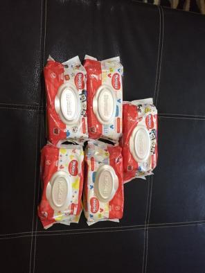 5x Huggies 72ct Wipes
