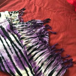 Purple Beach Wrap Around Skirt
