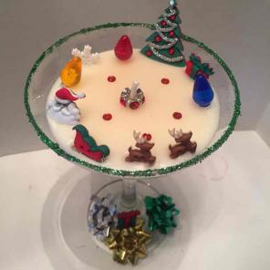 Christmas Martini Candle