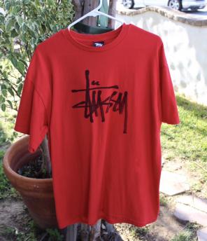 Red Stüssy T-Shirt