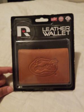 Florida Gator Leather Wallet new