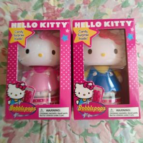 2x Hello Kitty Candy Bobble Head