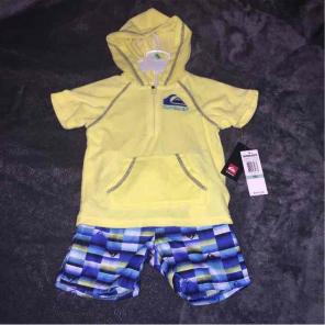 NWT Quicksilver bathing suit set