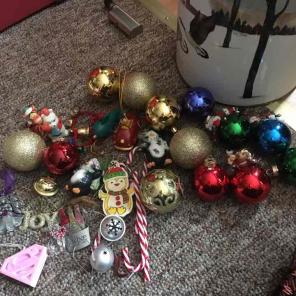 Christmas ornament lot