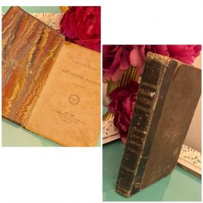 Small 1852 Antique Poetry Book