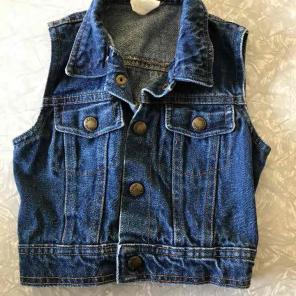 Little Rebels jean jacket vest 2T