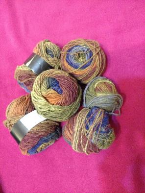 5 skiens, Noro kureyon 100% wool