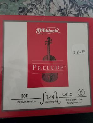 NEW. 1/4 cello string