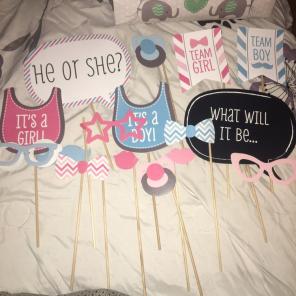 18 Gender Reveal Photo Props