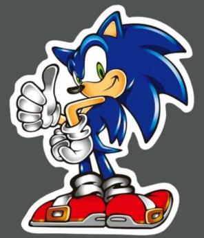Sonic sticker decal