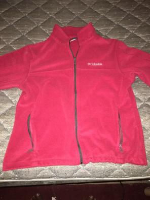 Columbia Red Fleece Jacket