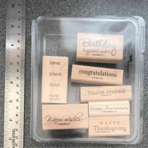 Stampin Up Hugs & Wishes stamp set