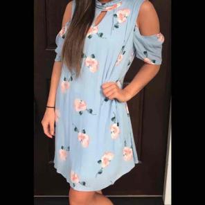 Chic 5 Boutique Floral Dress, size M