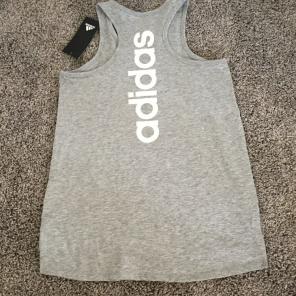Adidas Originals Gray Tank Sz XS 7-8y
