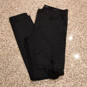 Pacsun Black Skinny Ripped Jeans New