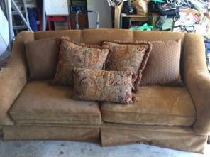 Decorative Brown Couch