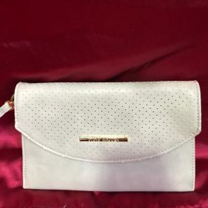 Steve Madden grey clutch bag NWOT