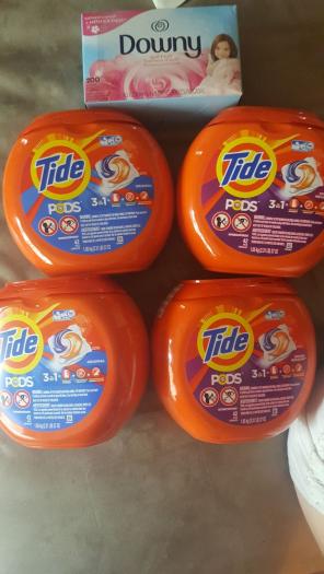 tide lot with fabric sheets