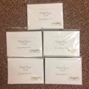 BNIB 50 Photo Frame Cards with envelopes
