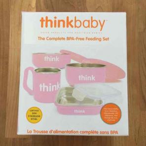 Thinkbaby Pink Feeding Set